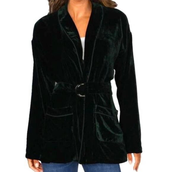Joe’s Green Velvet Loungewear Blazer – Size S - Picture 1 of 2